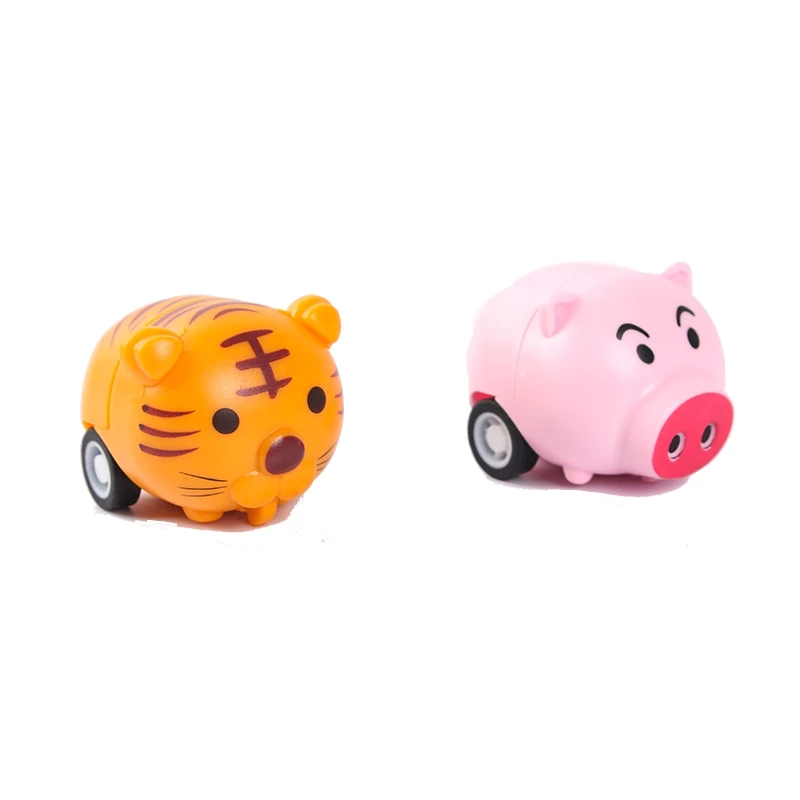 

Cute Animal Pull Back Car Tiger Inertia Car Toys For Children's Boys Girls Interesting Christmas New Year Kids Gifts Toys