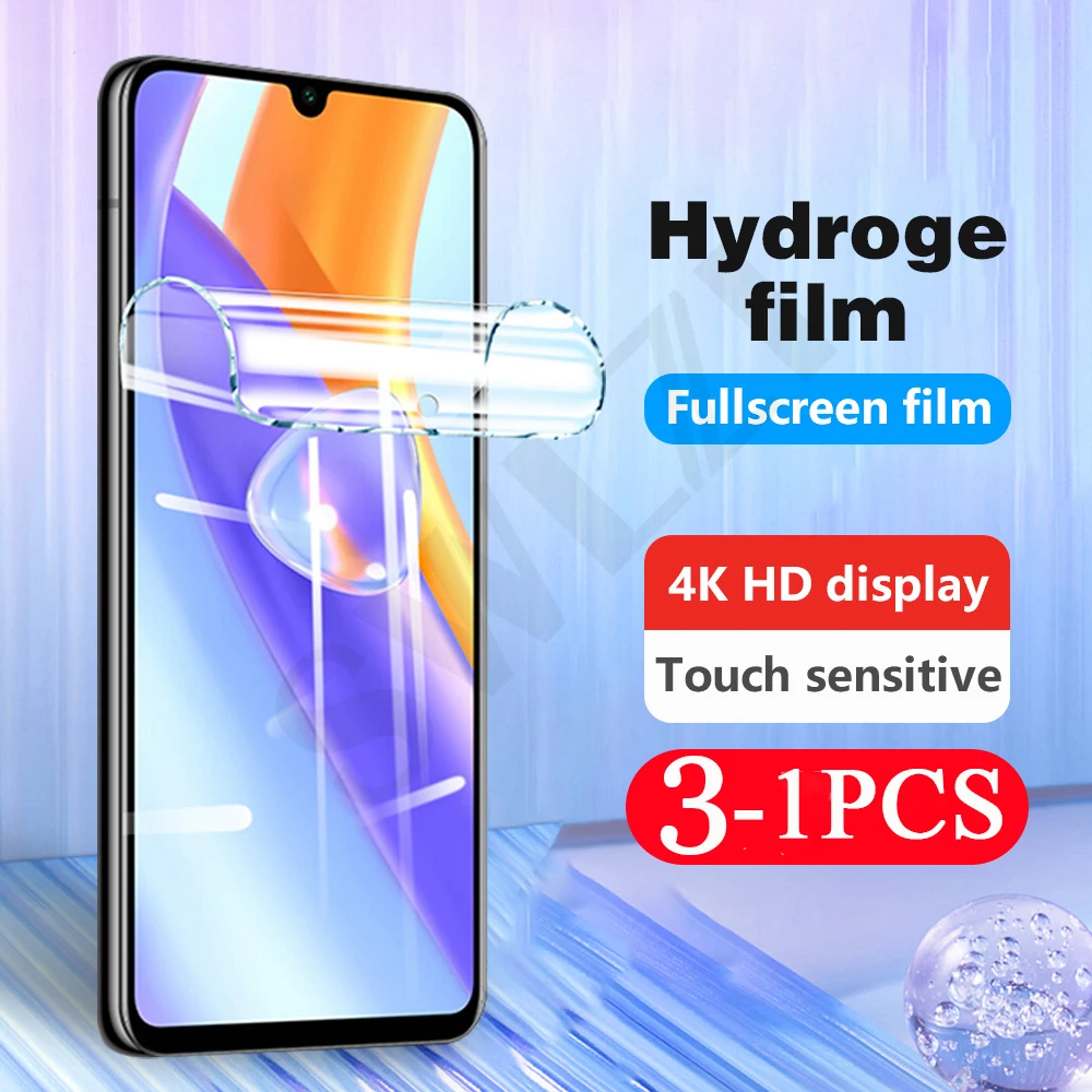 

3/2/1Pcs 9D hydrogel film for Honor play 4 4T pro 5 5T Youth X10 Max 9x lite 9c 9N 9i 9A 3 3E phone screen protector Not Glass