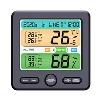 digital thermo hygrometer thermometer hygrometer indoor room temperature humidity gauge meter alarm clock