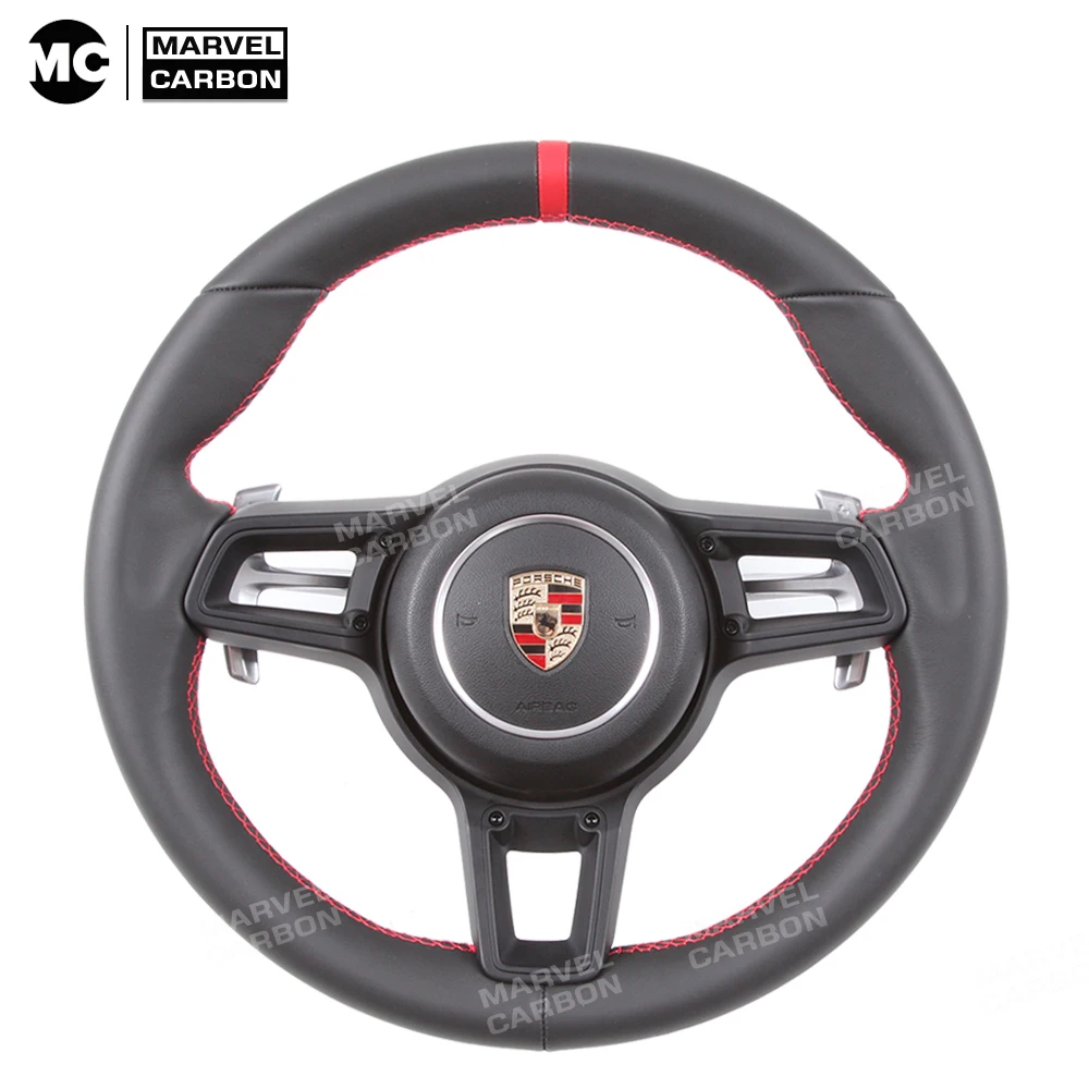 

Руль из углеродного волокна для Porsche 911 Cayenne Macan Panamera Taycan Boxster Cayman Spyder Tycan Panamera GTS