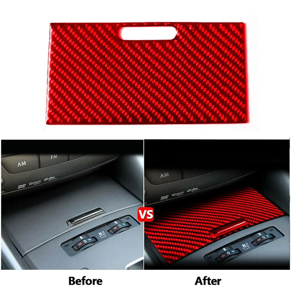 Красная отделка панели автомобиля из углеродного волокна для LEXUS IS250 IS350 2006 2012