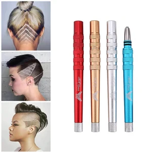 1Pcs Hairstyle Engraved Pen+20Pcs Blades Professional Hair Trimmers Hair Styling Eyebrows Shaving Salon DIY Hairstyle Accessory