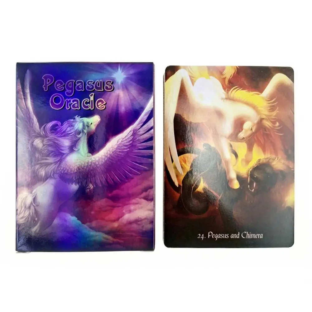 Juego de cartas de or&aacute;culo para Pegasus, juegos de mesa interactivos para fiesta familiar, versi&oacute;n completa en ingl&eacute;s, actividad interactiva, el mejor regalo, 30 Uds.-2