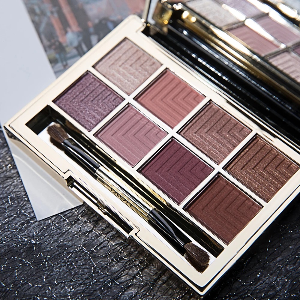 Hojo зыбучий песок тени для век Палитра мерцающие матовые пигмент