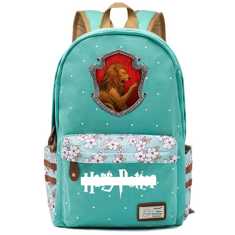 F0301 Горячая Волшебная школа Ravenclaw Орел детская школьная сумка для девочек Женская сумка рюкзак для подростков холщовый женский рюкзак - Цвет: F03-31