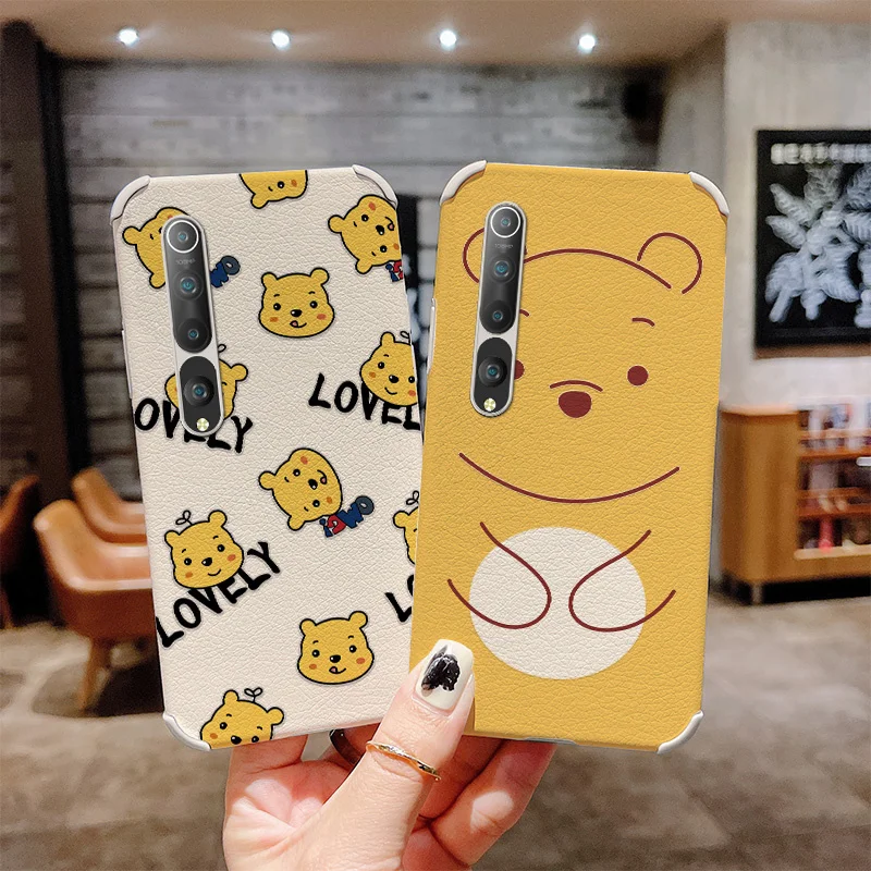 

Cute Jane Bear Phone Case For Xiaomi Mi 10 10lite 10Pro 10S lite Pro Liquid Silicone Cover
