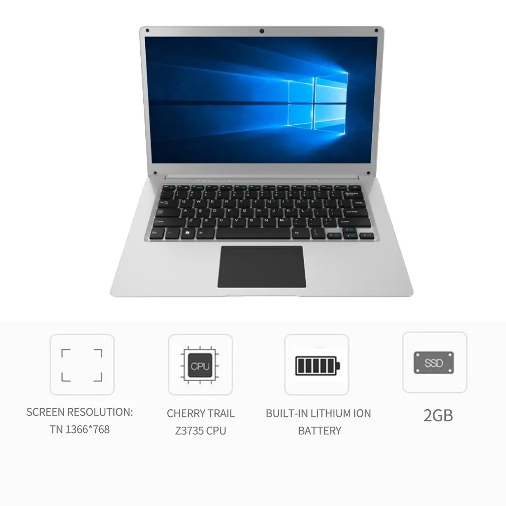 

14.1 Inch 4GB RAM 64GB ROM Apollo Lake N3350 CPU Notebook windows10 Laptop Student Netbook with line WIFI For Student
