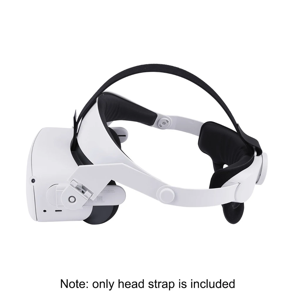 

Reduce Pressure Game Balance Weight Adjustable Head Strap For Oculus Quest 2 VR Replacement Strap- Enhanced Support&Comfort