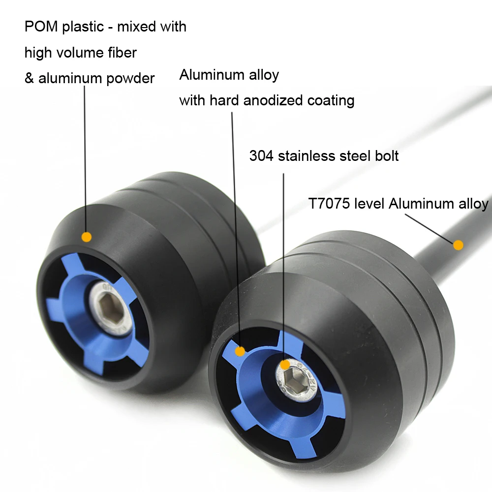 Motorcycle Front Rear POM Axle Fork Sliders For HONDA CBR1000RR 2020 Wheel Protector Pad Black Gold Red Blue | Автомобили и