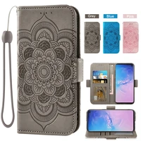 wallet case for samsung galaxy s10 lite s10plus s10e s10 5g fundas capa magnet card pocket with lanyard purse stand flip cover