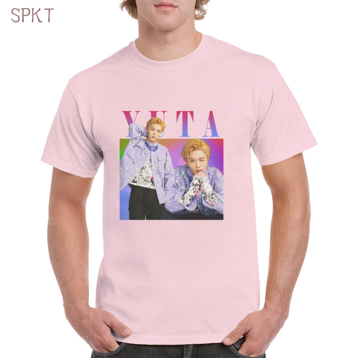 

Yuta NCT 100%Cotton Rami Said Malek T Shirt Top Harajuku Aesthetic T shirt Oversized clothes Female/Man