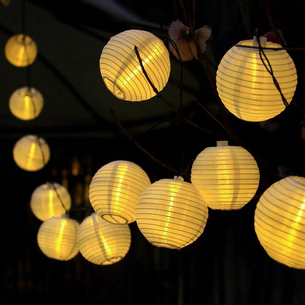 

Солнечные гирлянды PAMNNY, круглые, 10/20/30 LED