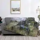 Винтажный фермерский трактор Ford 7600, трендовый стиль, забавное модное мягкое покрывало, антикварные тракторы, техника, тракторы, фермерский трактор