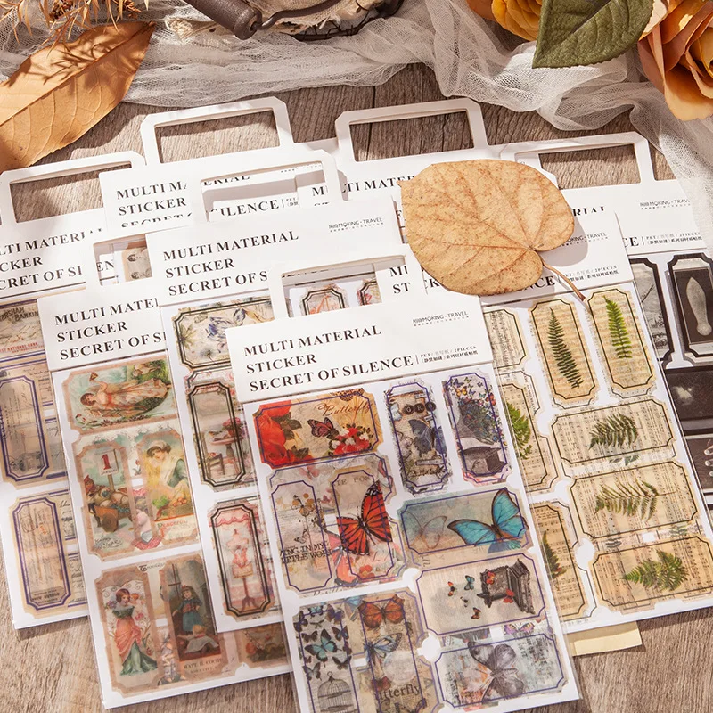 

20 компл./лот Kawaii канцелярские наклейки винтажные беззвучные дневники дневник планировщик декоративные искусства Скрапбукинг