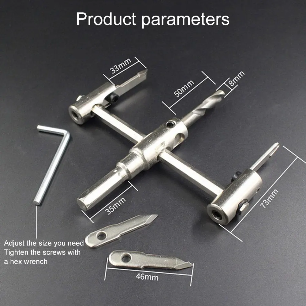 Регулируемые сверла из металлического сплава стали дерева кольцевая пила резак