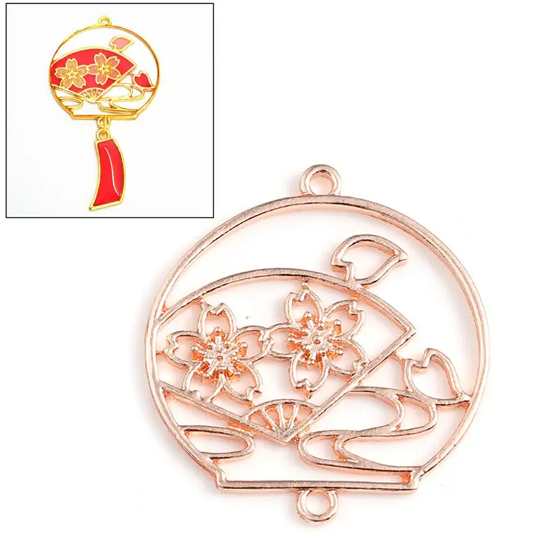 Подвески из цинкового сплава с открытой спиной полимерная рамка коннекторы