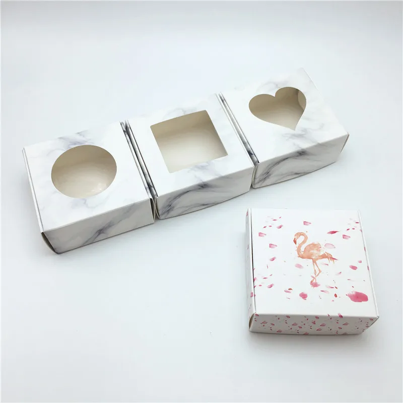 50 шт. 6,5x6,5x3 см подарочные коробки с модным принтом "Handmade with love" бумажные коробки для ювелирных изделий чехол для дисплея с индивидуальным логотипом