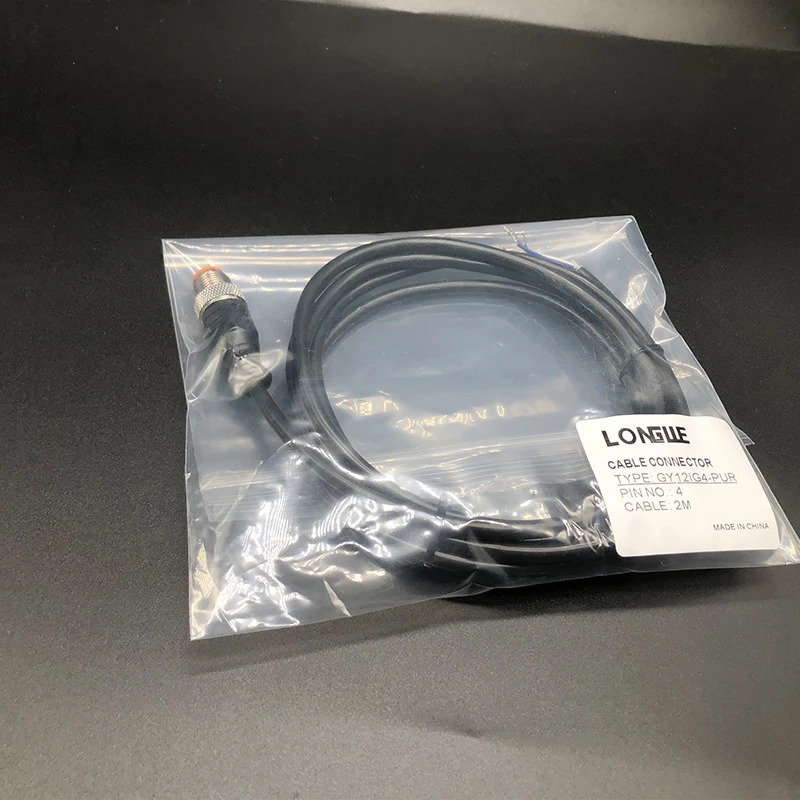 5 шт. M12 4 8 контактов PUR м под заказ стандартный водонепроницаемый разъем для