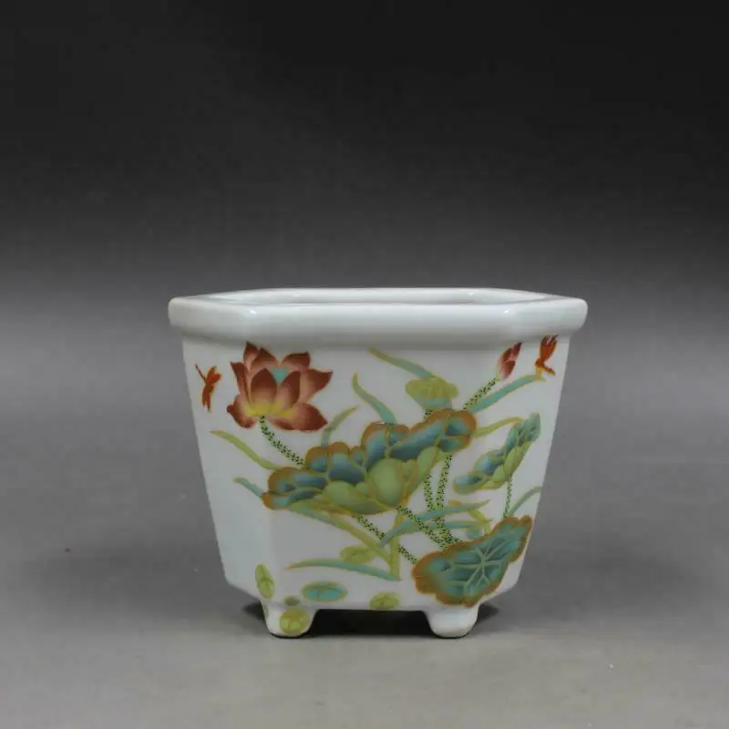 Цветочный горшок в старинном китайском стиле ручной работы|Бутылки банки и