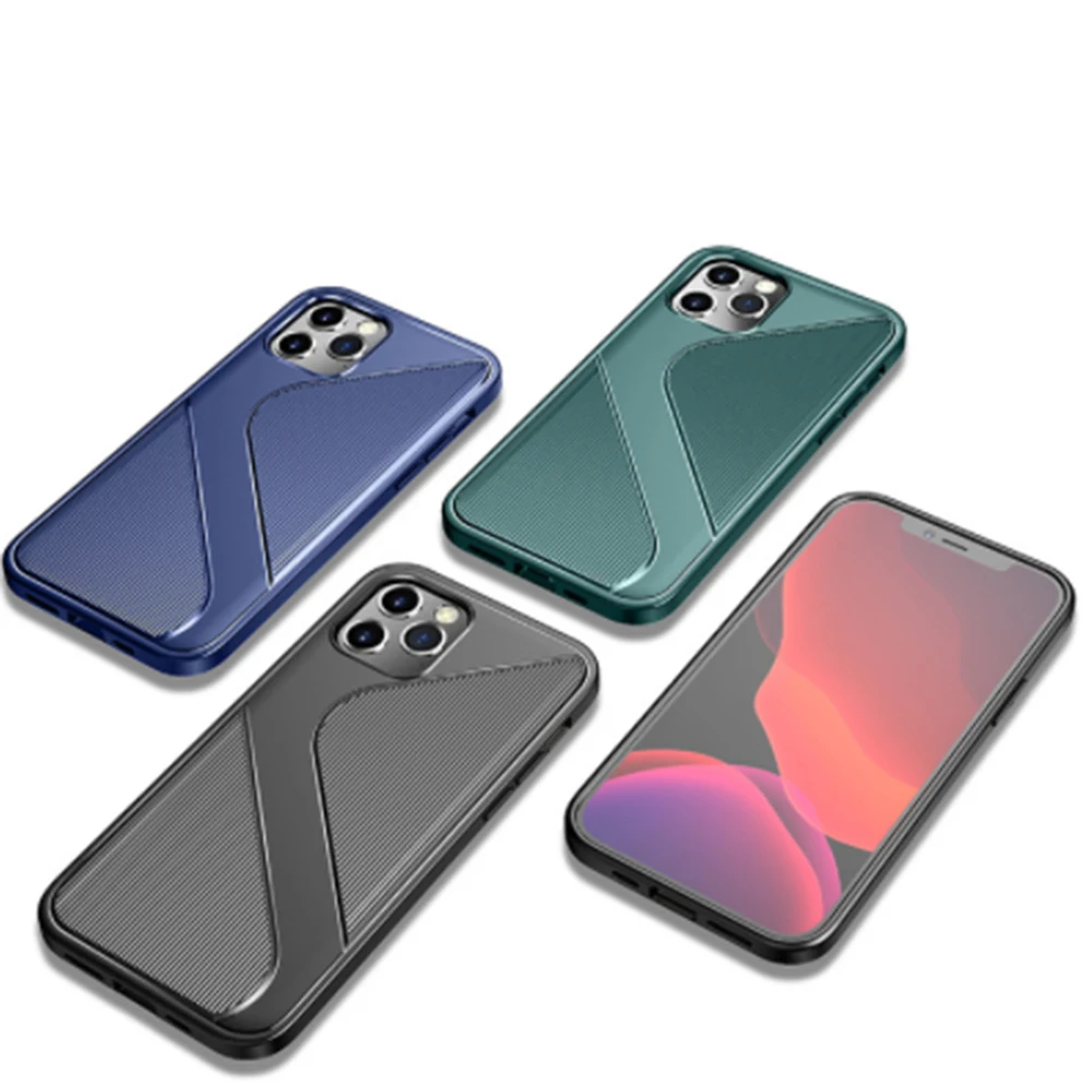 

Silicone Phone Case For iPhone 11 XS X 12 XR Pro Max Mini SE 2020 8 7 6s 6 Plus Ultra-thin Protection Cover Non-slip Shell