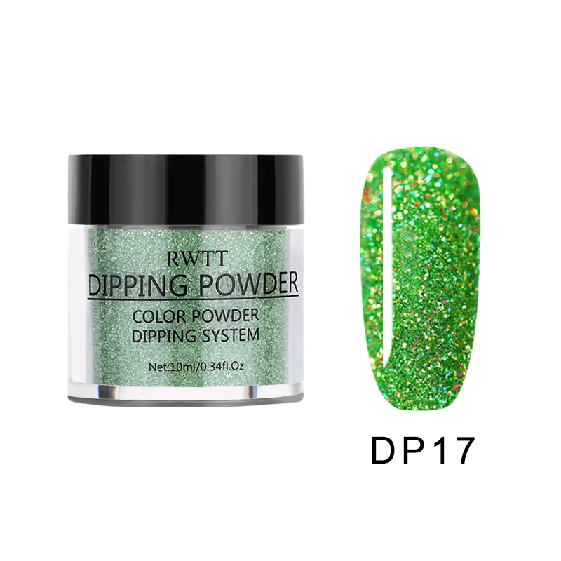 1 бутылка жемчужного цвета голографическое погружение ногтей порошковый цвет