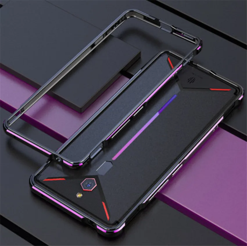 Nubia Red Magic 3 чехол металлический каркас двойной цвет Алюминиевый Бампер Защитный чехол для Красный волшебный 3 Чехол