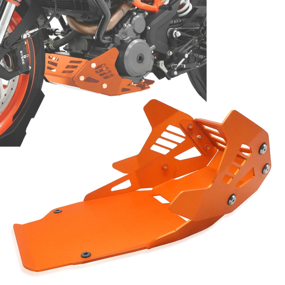 

Motorcycle Aluminium skid plate bash frame guard Engine housing protection For 390 Duke 390 2017 2018 2019 2020 2021