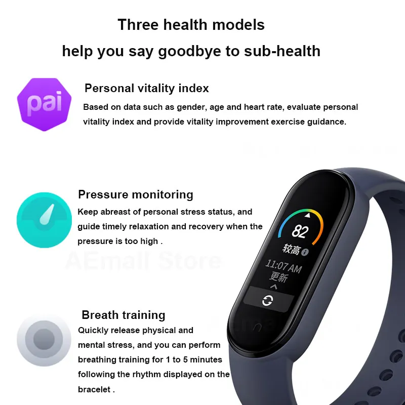 Новые умные браслеты Xiaomi Mi Band 5 браслет Miband пульсометр фитнес Bluetooth спортивный