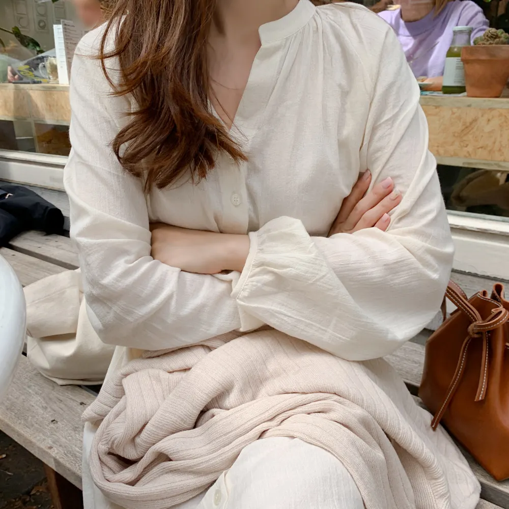 Женское винтажное Хлопковое платье Boho белое длинное с длинным рукавом и