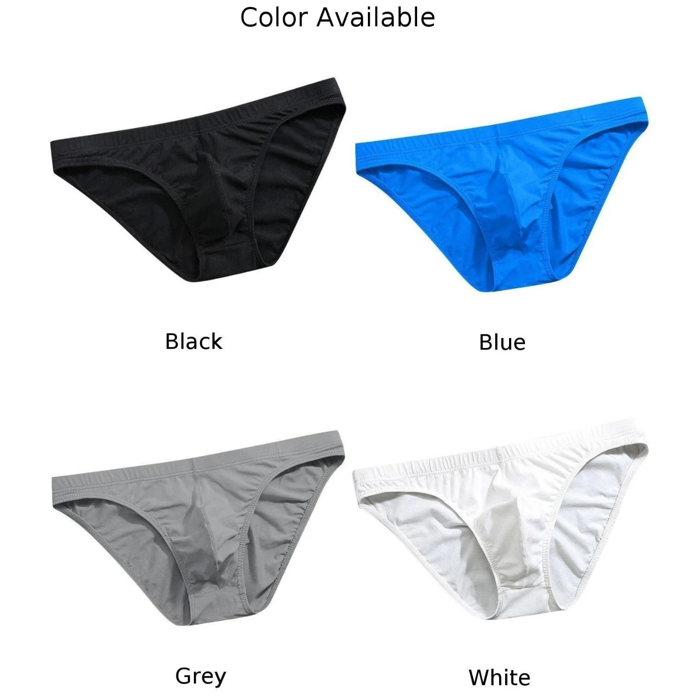 Underwear Men Bulge Briefs Mid Waist One Piece Semi-Transparent Breathable Under Pants Sissy Ropa Interior Hombre 2021 Man new