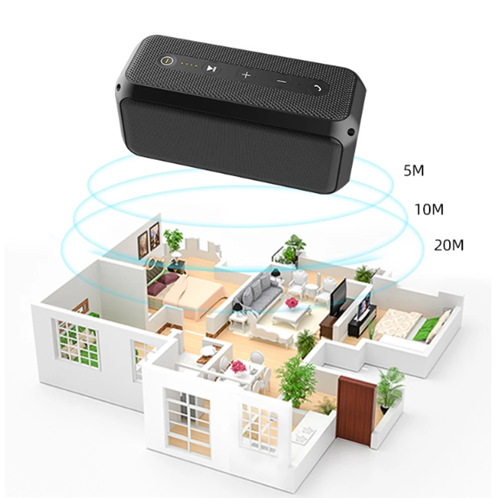 Портативная Bluetooth-Колонка на 4000 мА · ч для телефона Bluetooth-соединение