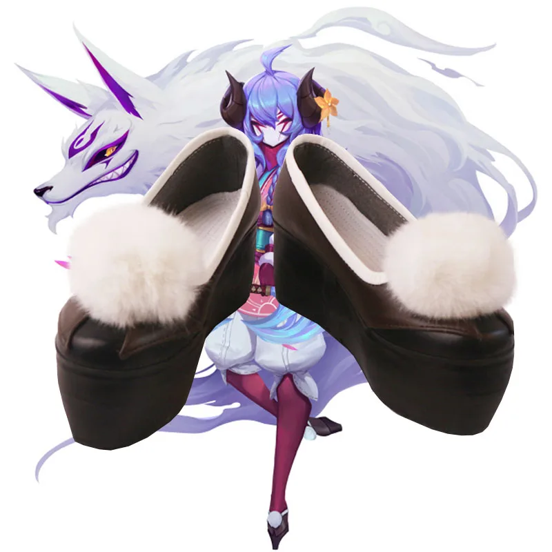 Туфли для косплея LOL Spirit Blossom Вечные охотники обувь Хэллоуина карнавала