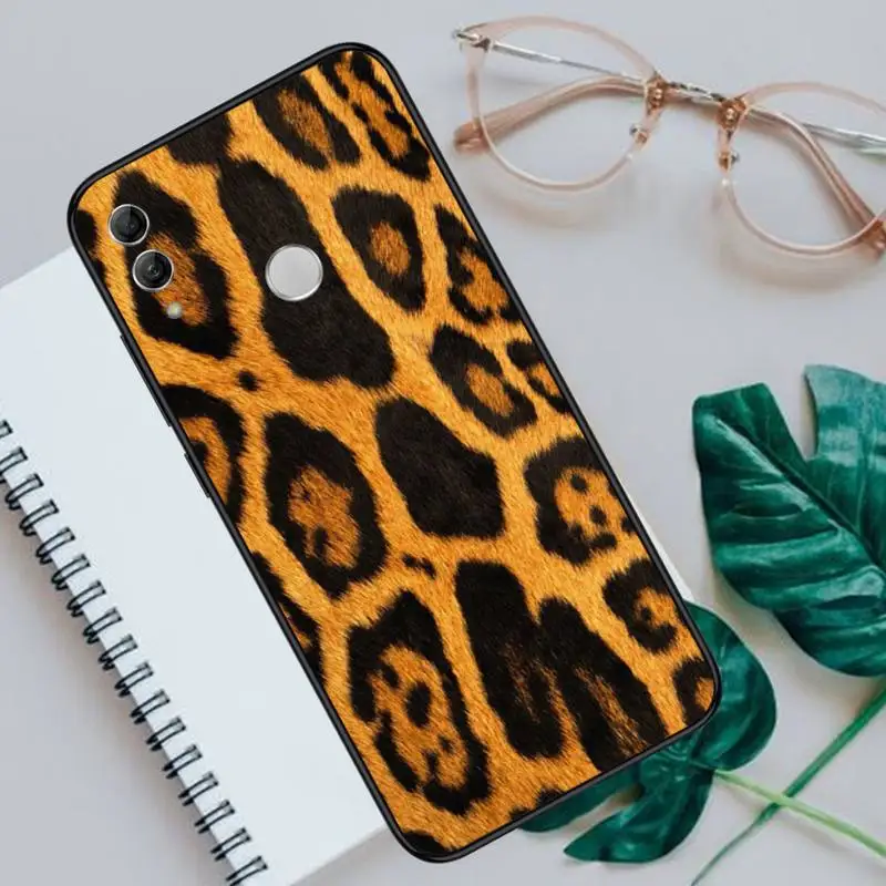 

Fashion Tiger Leopard Print Phone Case For Huawei Honor view 7a5.45inch 7c5.7inch 8x 8a 8c 9 9x 10 20 10i 20i lite pro