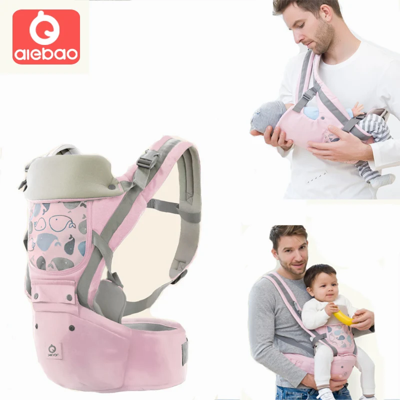

2021 Baby Carrier Ergonomic Sling Front Hug Waist Stool Holding Belt Porte Bebe Kangaroo Hip Seat Versatile for The Four Seasons