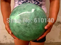 OO3900 светится в темноте камень кристалл флюорит Сферический шар|Статуи и