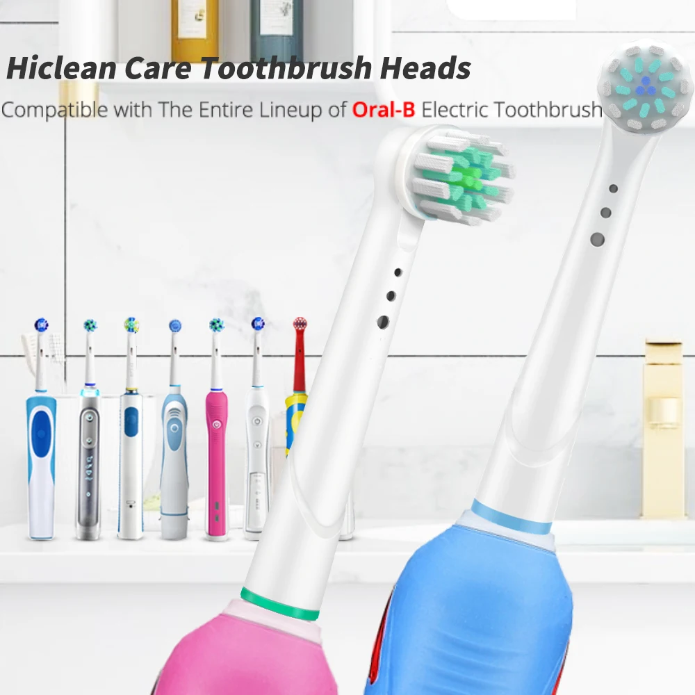 

4Pcs Super Soft Replacement Toothbrush Heads for Oral B Electric Toothbrush Refill for Oral-B 7000/Pro 1000/9600/ 500/3000/8000