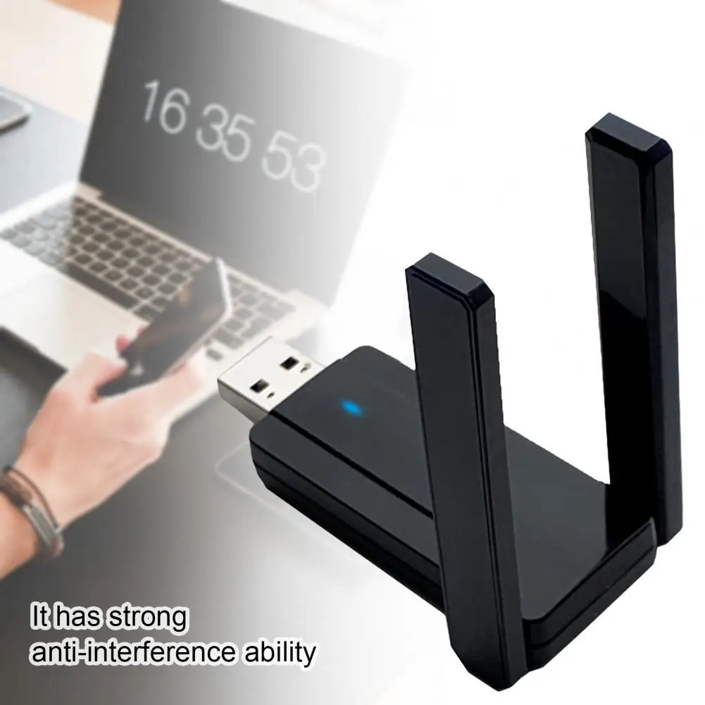 

Беспроводная сетевая карта, высокоскоростная USB Wi-Fi карта Mini AC1200Mbps USB3.0, двухдиапазонный приемопередатчик Wi-Fi для карты адаптера Wi-Fi Windows