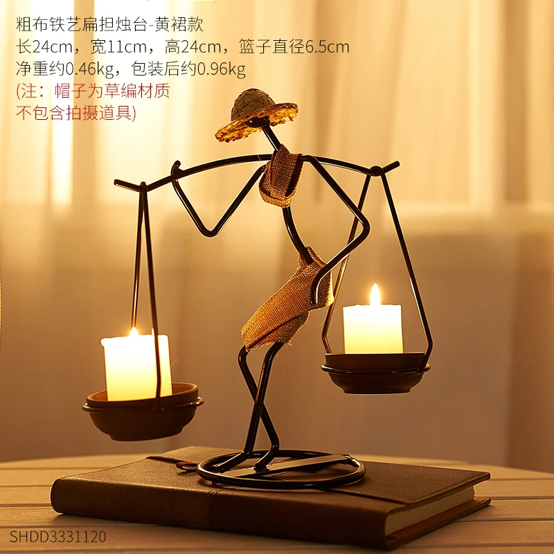 

Black Candle Holders Vintage Gold Europe Metal Romantic Dinner Candle Holder Minimalist Portacandele Table Centerpiece XX50CH