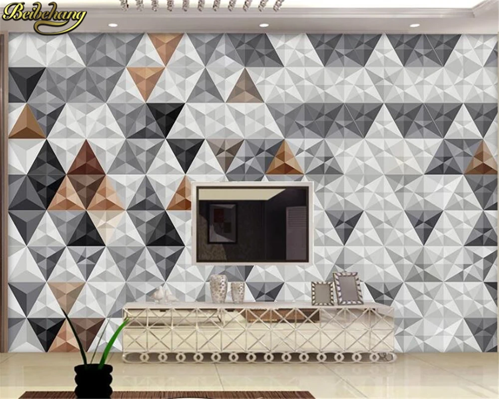 Beibehang пользовательские обои роспись современный минималистичный скандинавский