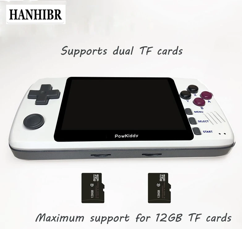 Консоль игровая HANHIBR q80 3 5 дюйма IPS 1000 + игр 16 Гб памяти|Портативные игровые консоли|