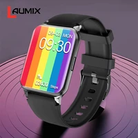 smart watch 1 65 colorful full touch screen smartwatch activity fitness trackers heart rate monitor waterproof for ios android
