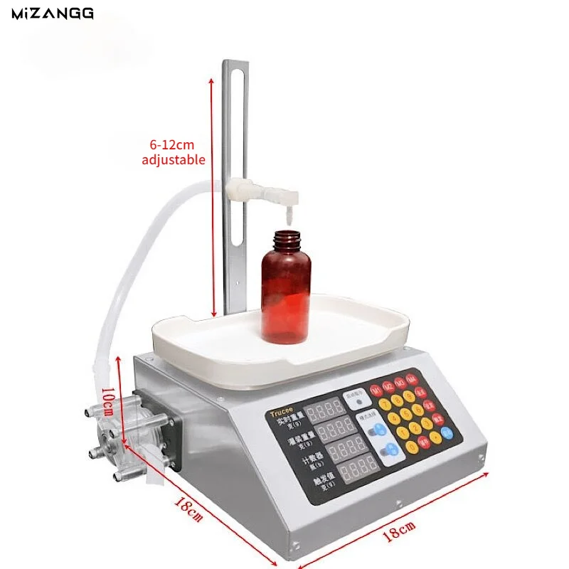 

CSY-460 Peristaltic Pump Weighing Filling Machine Essential Oil, Nail Polish, Lotion Glue, Liquid Filling