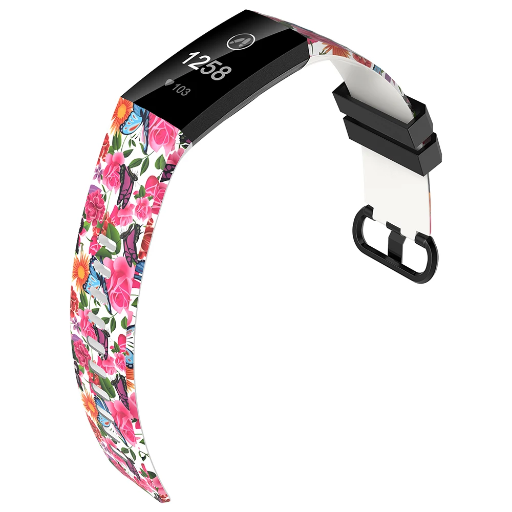 4 Honecumi спортивные полосы для Fitbit Charge 3 Band ТПУ Смарт часы ремешок маленький большой аксессуары браслет для Fitbit Charge 3 - Цвет: 4