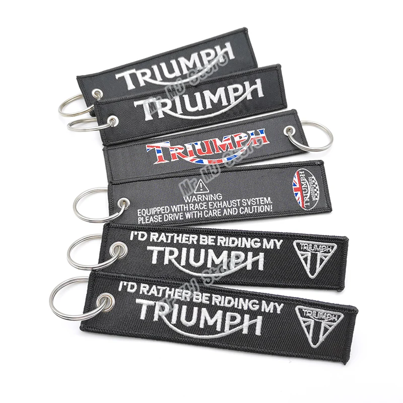 Брелок с вышивкой для триумфа бонвилла тигра|Кольца ключей| |