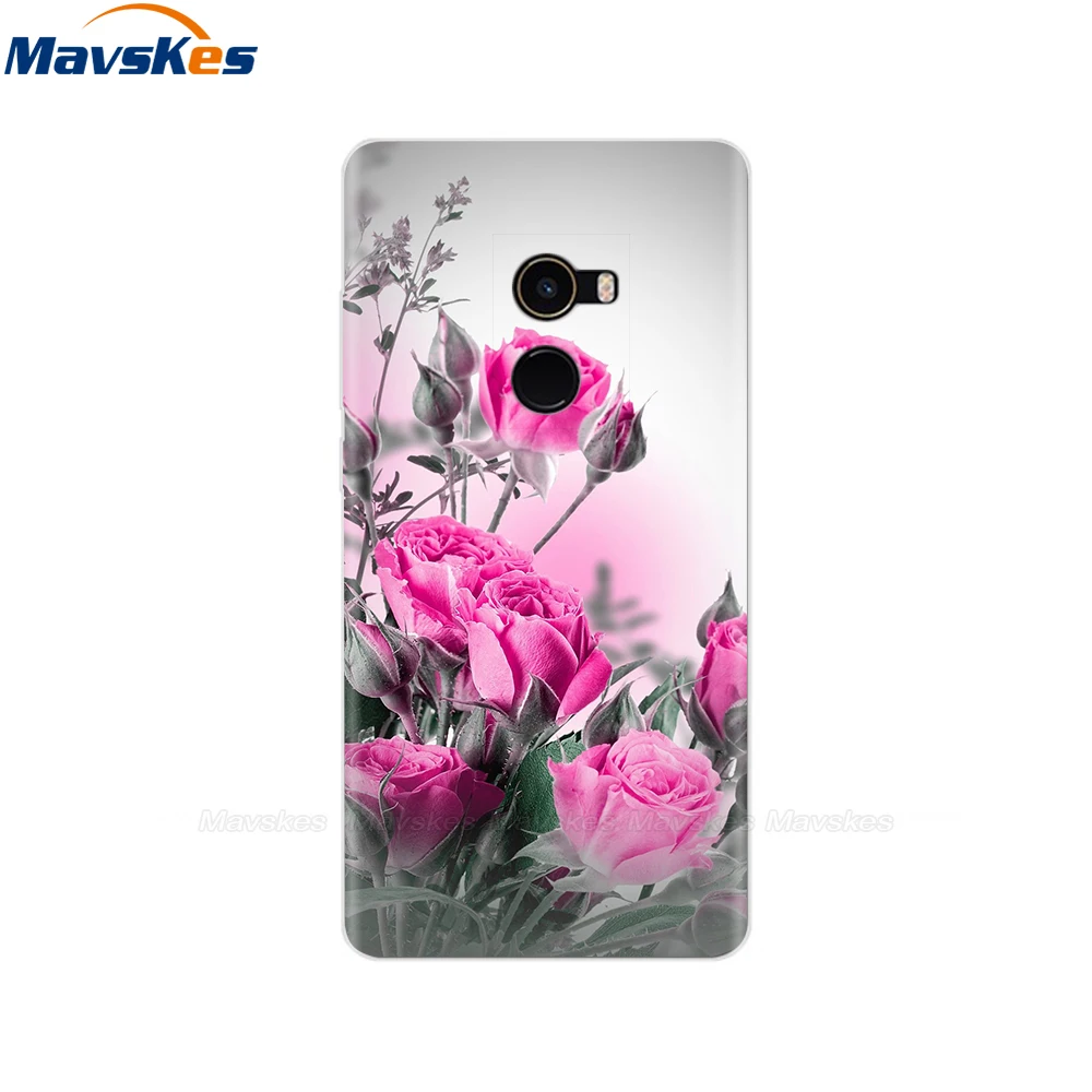 Silicone Cover For Xiaomi Mi Mix 2 Case Mi Mix 2S Back Cover For Xiaomi Mi Mix 2 5.99