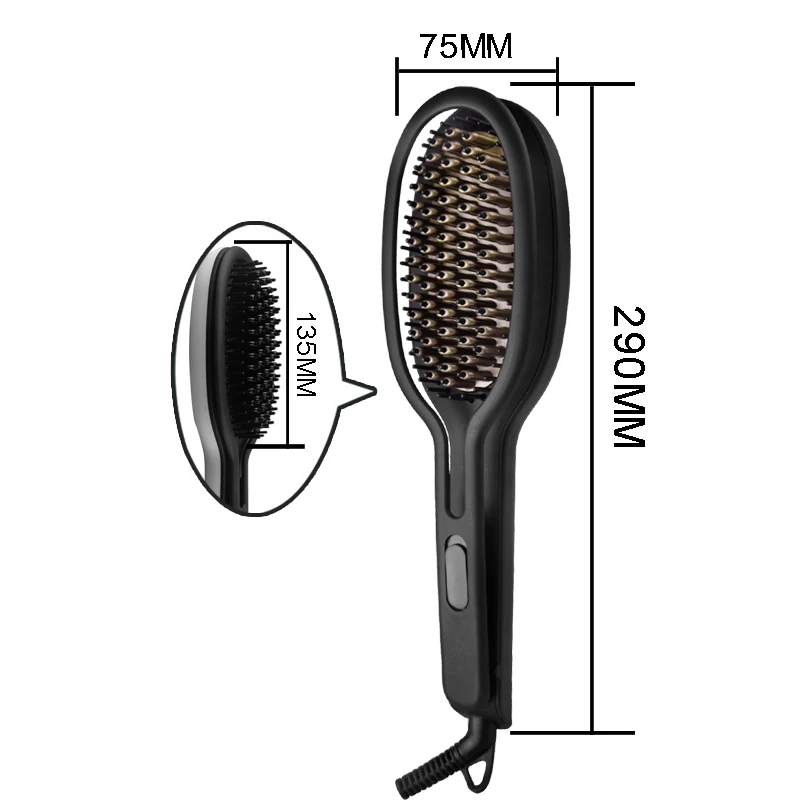 DSP быстрый нагрев Пермь расческа выпрямитель для волос щетка широкие пластины