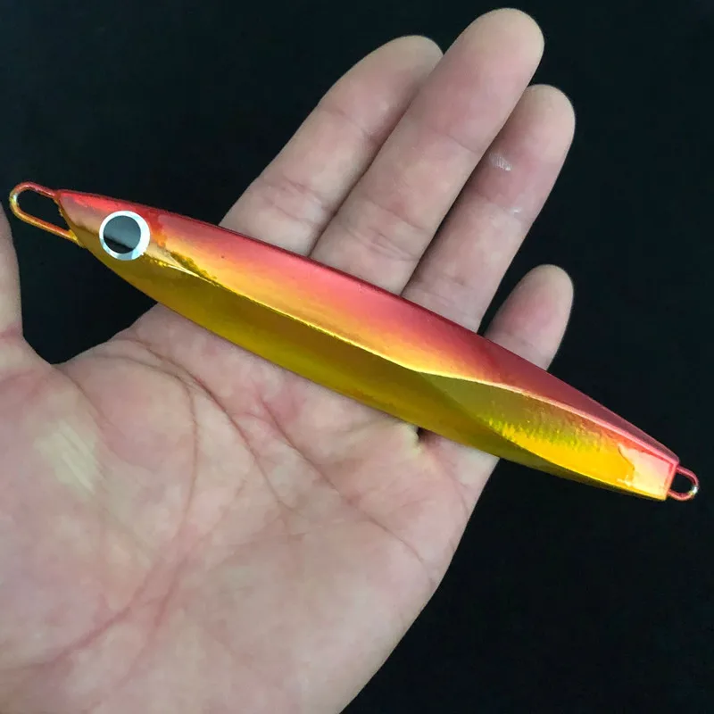 1 шт./лот 12.5cm100gknife джиггинг металлическая ложка высокое качество VIB искусственная приманка лодка рыболовные приманки свинцовая рыба