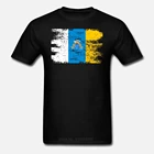 Для мужчин футболка Канарские рубашка подарок для малышей носки с флагами стран Отечественной путешествия Африке светильник футболки