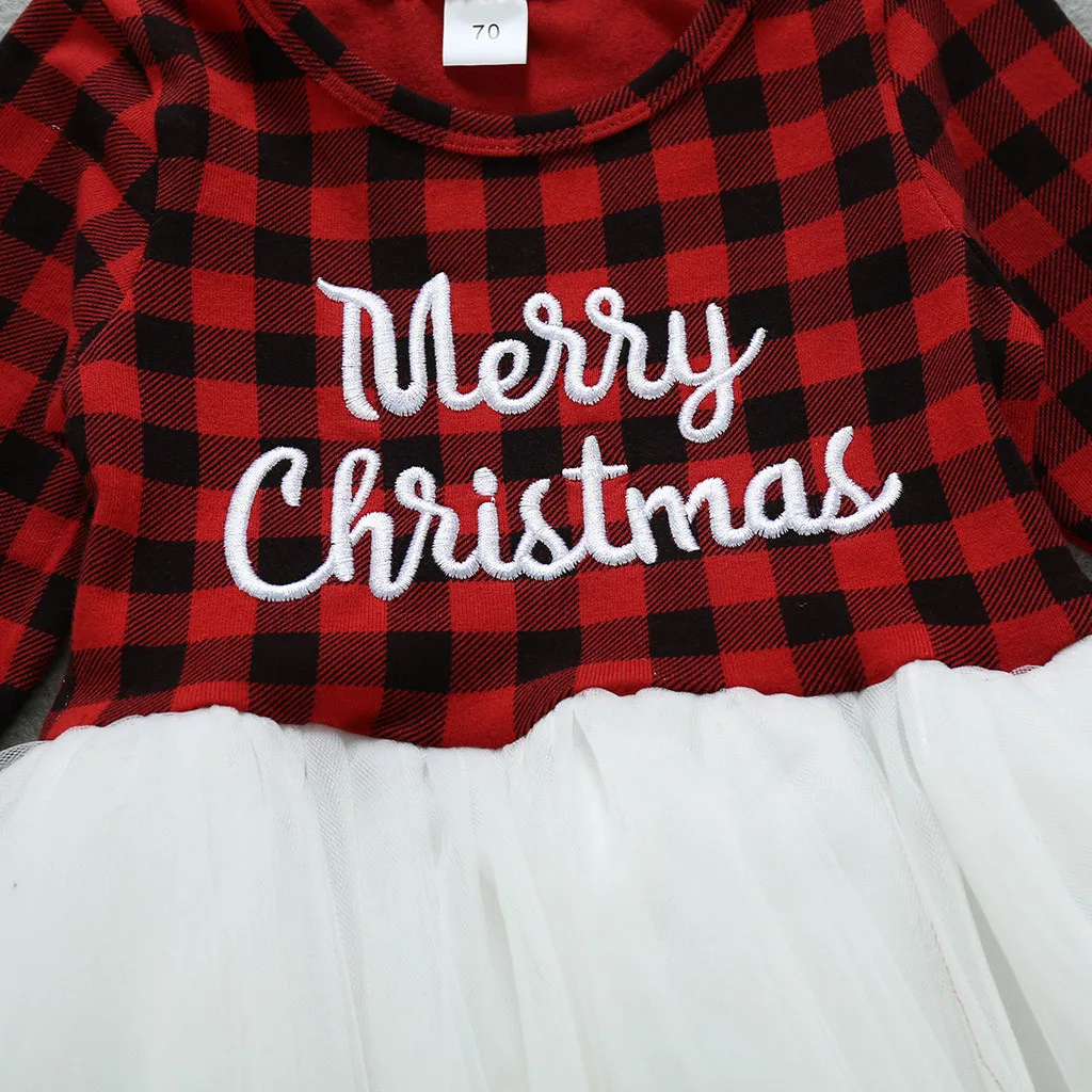 dress girl dress vestidos kids dresses for girls vestido infantil halloween christmas dress vest Casual Patchwork Long Sleeve Z4