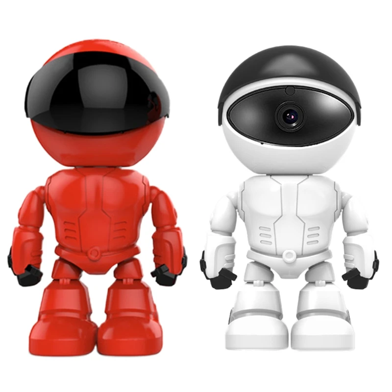 

mini WiFi IP P2P Night vision Motion Detection Two way-Audio Home Security Surveillance Smart Robot Camera Support TF Card